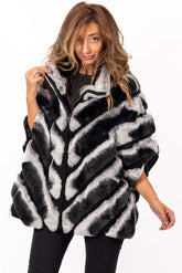 Women's chinchilla coat Gloria